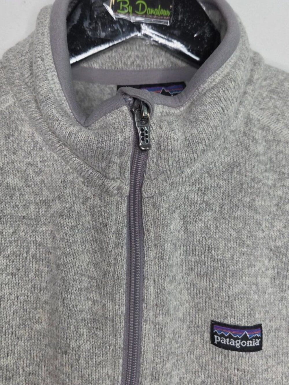 Patagonia Mens Gray Full-Zip Fleece Jacket With Zippered Pockets Large - Picture 4 of 7